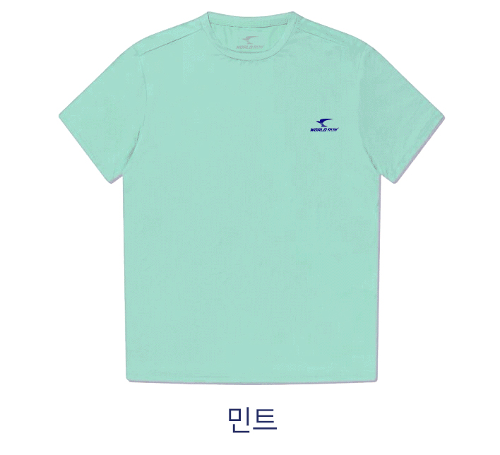 월드런3색 반팔티